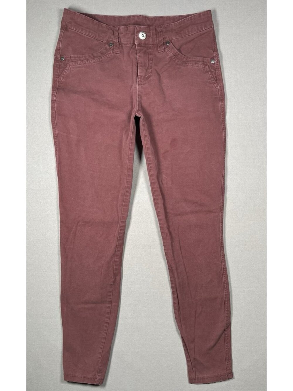Kuhl Brooke Outdoor Burgundy Red Canvas Skinny Pants - Women Size 4 X 28.5